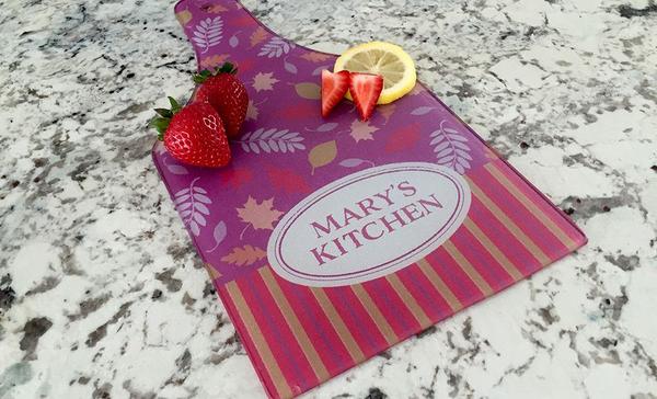 Personalized Tempered Glass Cutting Boards