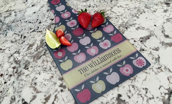 Personalized Tempered Glass Cutting Boards
