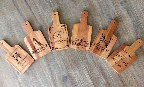 Personalized Handled Serving Boards! 6 Amazing Designs!