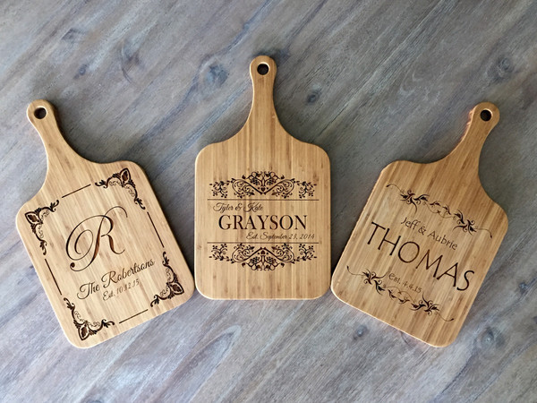 Premium Personalized Extra-Large Serving Boards! 9 Amazing Designs!
