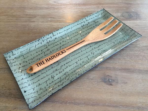 Personalized Decorative Wooden Spoons and Forks - Qualtry