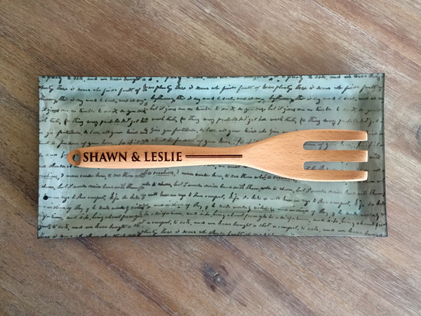Personalized Decorative Wooden Spoons and Forks