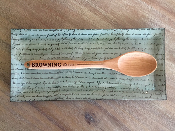 Personalized Decorative Wooden Spoons and Forks