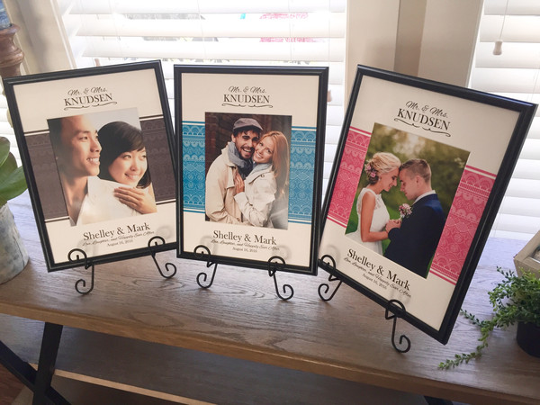 Personalized Designer Photo Frames - Central Banner Style