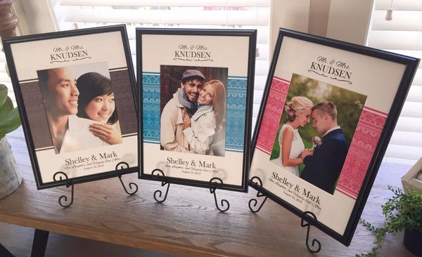 Personalized Designer Photo Frames - Central Banner Style - Qualtry
