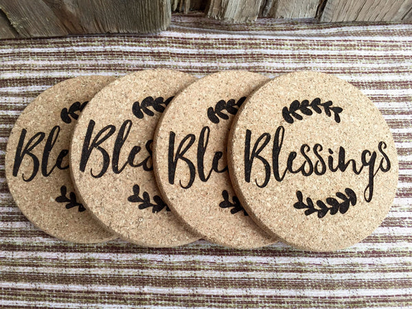 Personalized Thanksgiving Engraved Coasters - 6 Amazing Designs