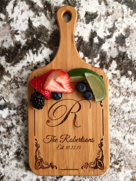 Personalized Handled Bamboo Serving Boards! 8 Amazing Designs!