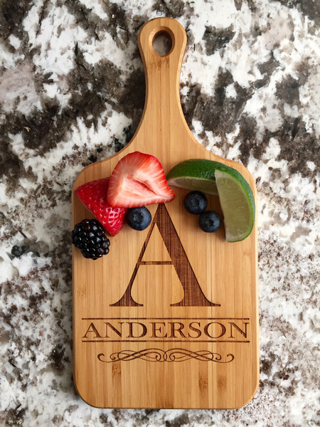 Personalized Handled Bamboo Serving Boards! 8 Amazing Designs!