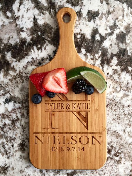 Personalized Handled Bamboo Serving Boards! 8 Amazing Designs!