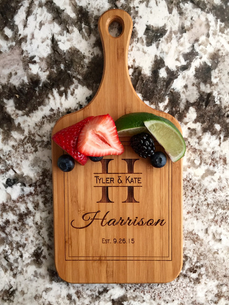 Personalized Handled Bamboo Serving Boards! 8 Amazing Designs!