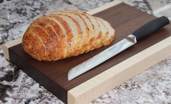 Butcher Block Walnut/Maple 15x10 - Hand Made in the USA! - Qualtry Personalized Gifts