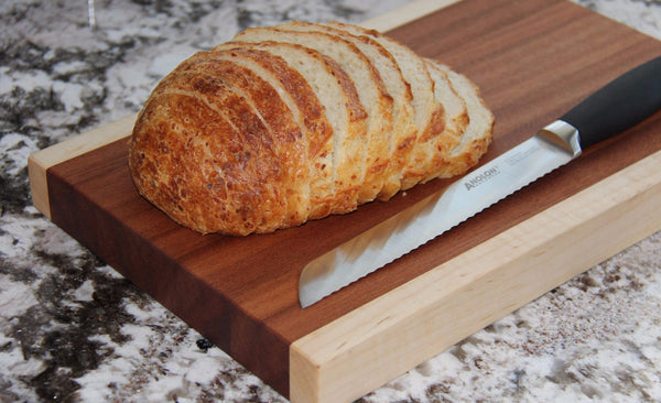 Butcher Block Mahogany/Maple 15x10 - Hand Made in the USA!