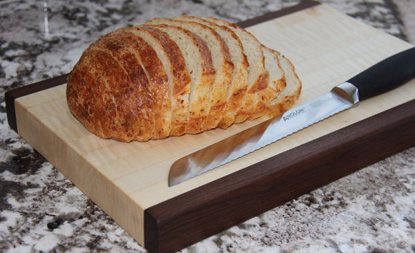 Butcher Block Maple/Walnut 15x10 - Hand Made in the USA!