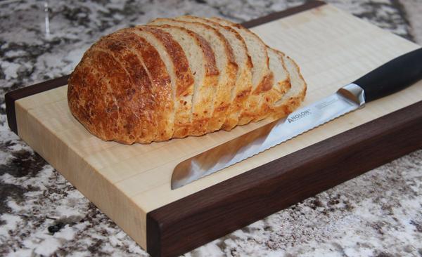 Butcher Block Maple/Walnut 15x10 - Hand Made in the USA! - Qualtry Personalized Gifts