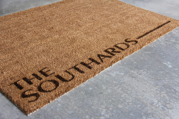 Personalized Door Mats - 2 Styles and 2 Shape Options!