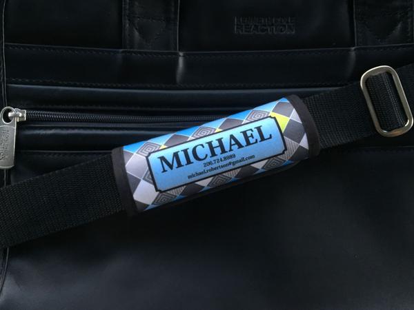 Personalized Luggage / Bag Markers - Checkerboard style - Qualtry