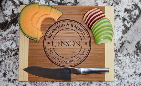 Personalized Cutting Board 11x14 Bamboo – 11 Styles!