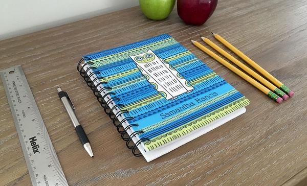 Personalized Large Spiral Notebooks