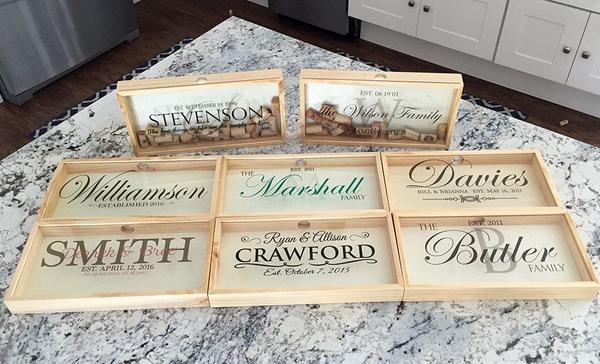 Personalized Wine Cork Keepers - Large