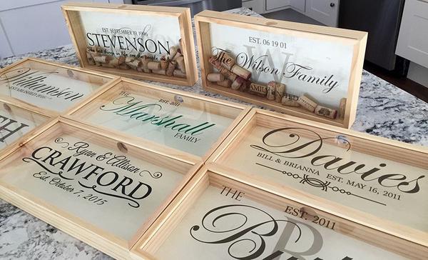 Personalized Wine Cork Keepers - Large