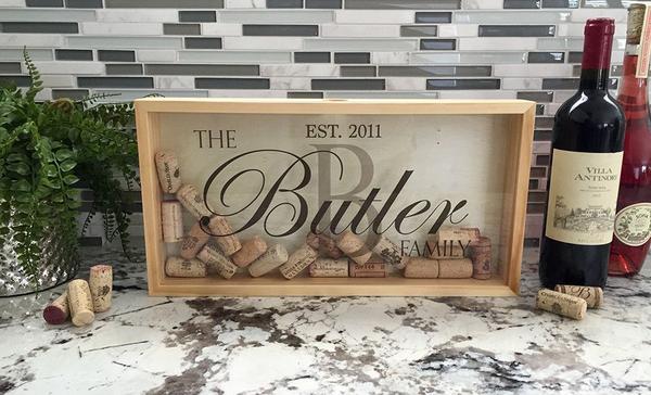 Personalized Wine Cork Keepers - Large