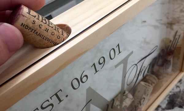 Personalized Wine Cork Keepers - Large