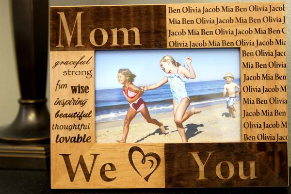 Personalized Mom/Grandma/Nana Photo Frames - Qualtry Personalized Gifts