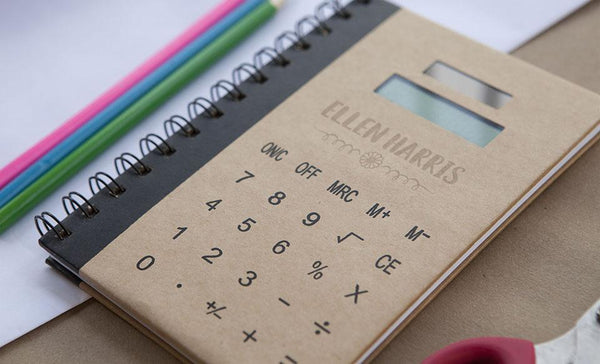 Personalized Notebook Bundle (Sticky Note, Sketch Pad, AND Calculator Notebooks!)