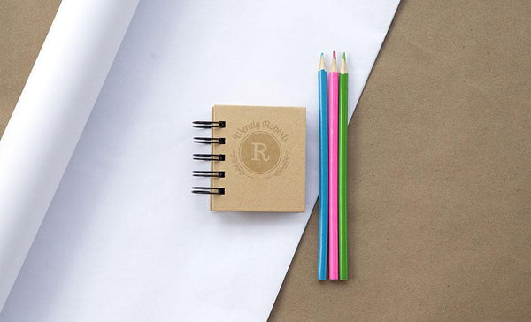 Personalized Notebook Bundle (Sticky Note, Sketch Pad, AND Calculator Notebooks!)