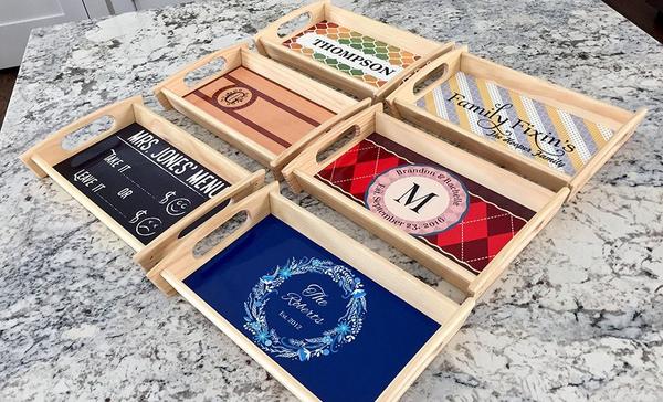 Personalized Custom Serving Tray