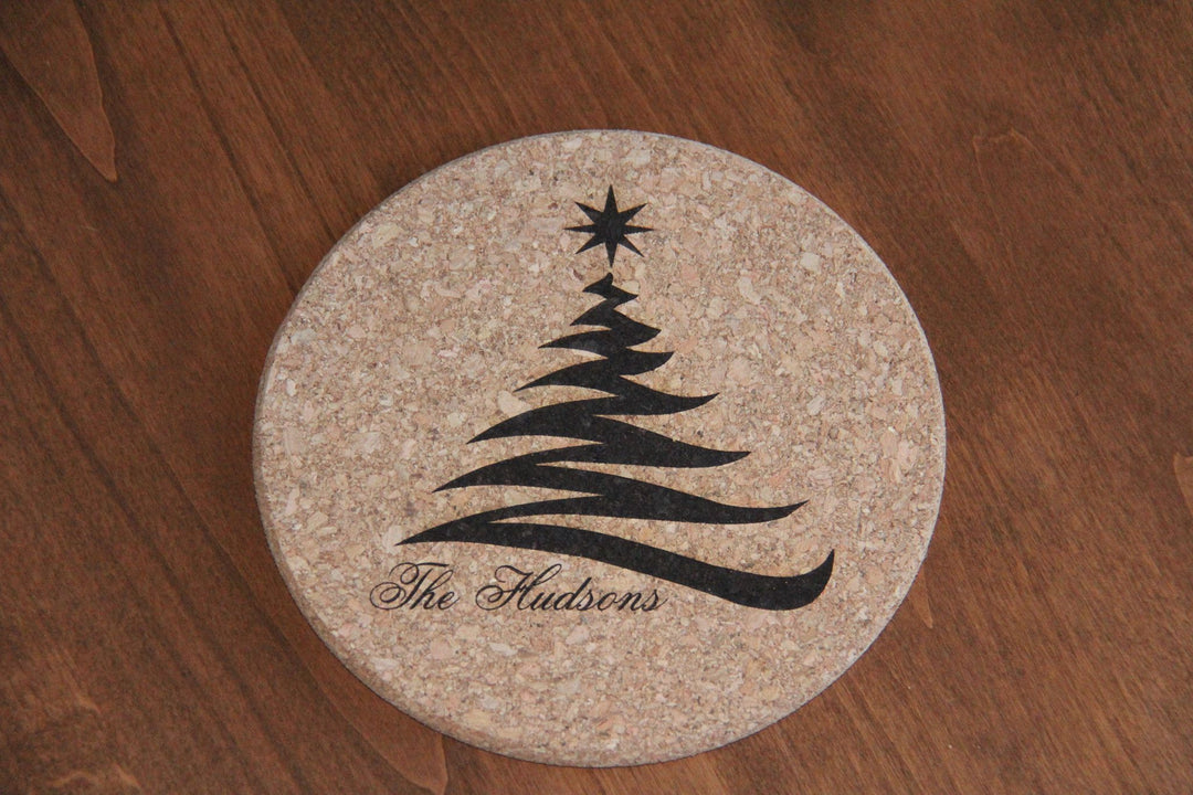 Personalized Large Kitchen Hot Pad - Choose From 5 Different Designs - Qualtry