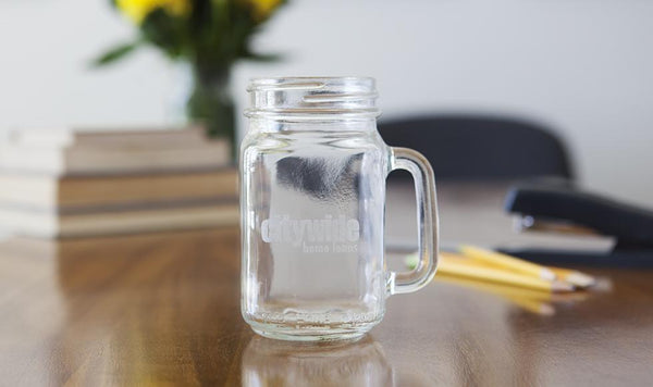 Corporate Gift Item - Mason Jar Mugs - Free Ship