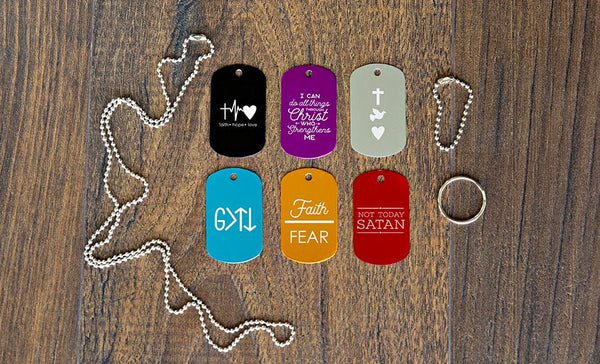 Personalized Dog Tags – Christian Collection